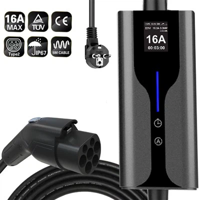 16A 3,5 кВт GBT EVC Зарядное устройство EV
